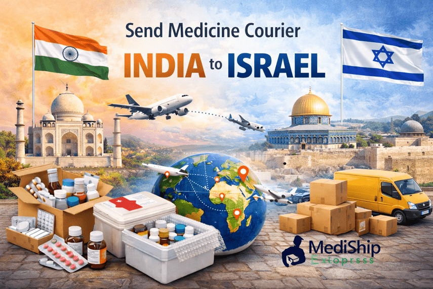 Save Upto 50% Off: International Medicine Courier to Israel from India