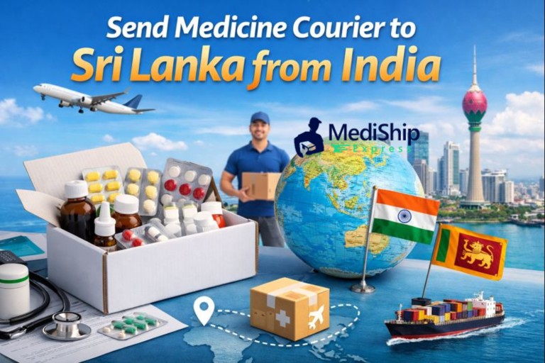 Send Medicine Courier to Sri Lanka from India | Up to 50% Off