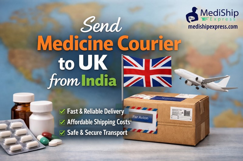 Send Medicine Courier to UK from India | Up to 50% Off