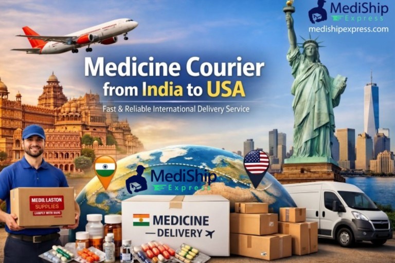 Send Medicine Courier to USA from India: Save Upto 50% Today