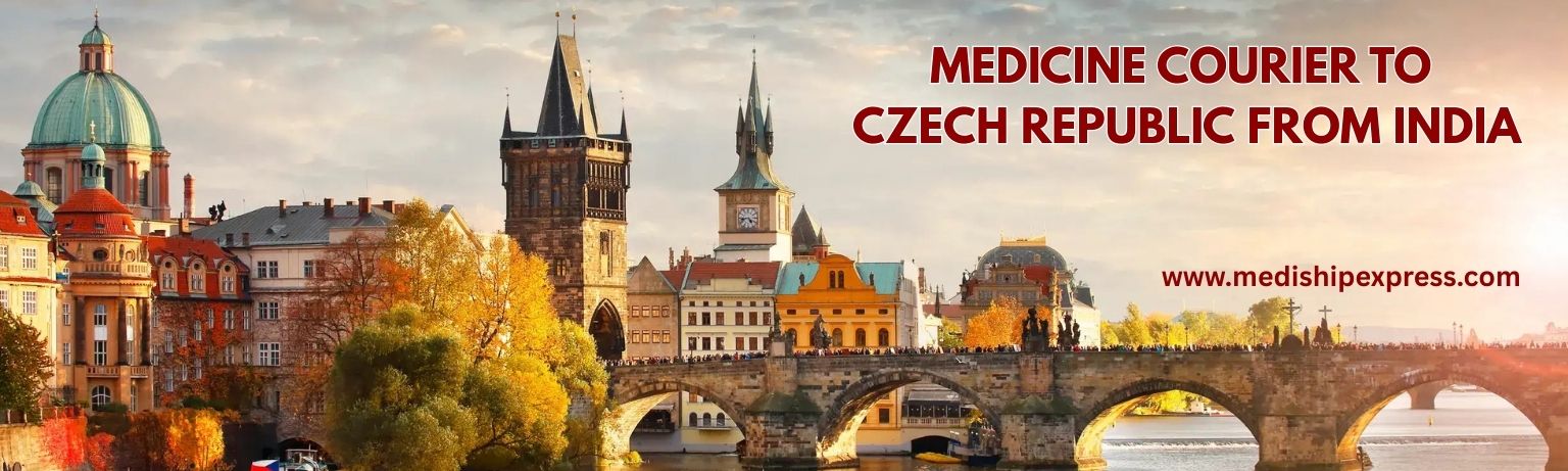 International medicine courier from India to Czech Republic with Mediship Express