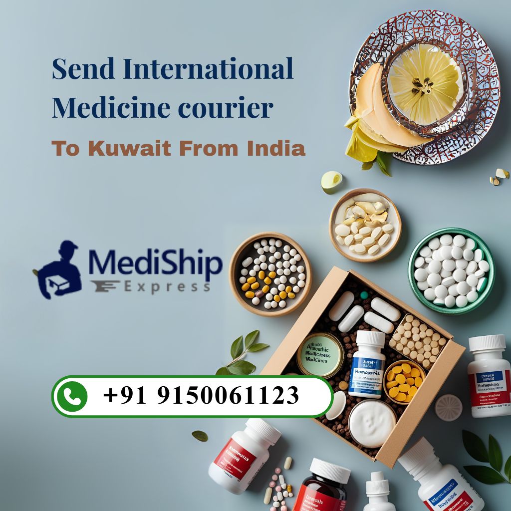 Medicine courier To Kuwait From India with mediship express